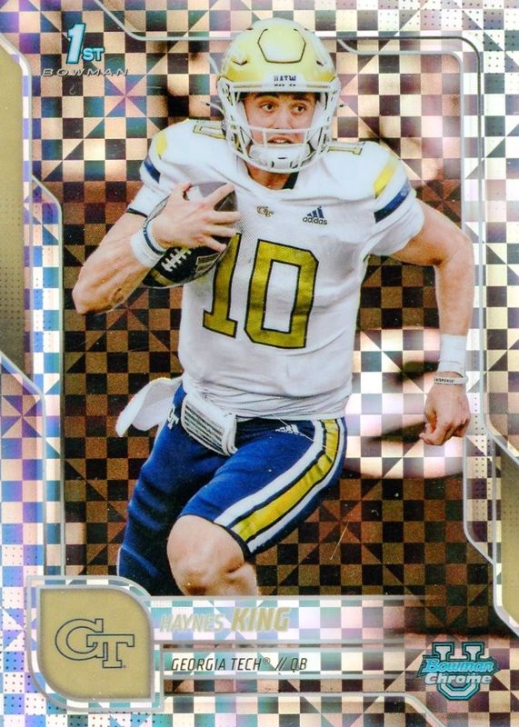 2025 Bowman Chrome University #142 X-Fractor (1st)