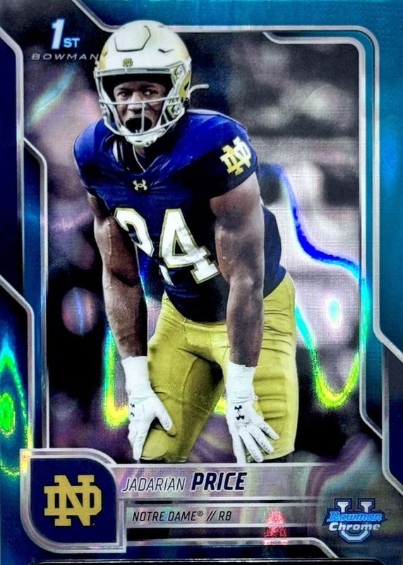 2025 Bowman Chrome University #117 Teal Lava Refractor (1st)