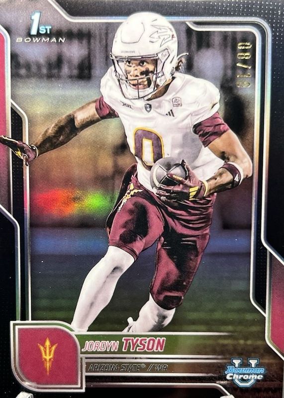 2025 Bowman Chrome University #31 Black Refractor /10 (1st)