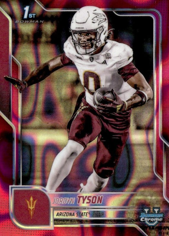 2025 Bowman Chrome University #31 Pink Lava Refractor (1st)