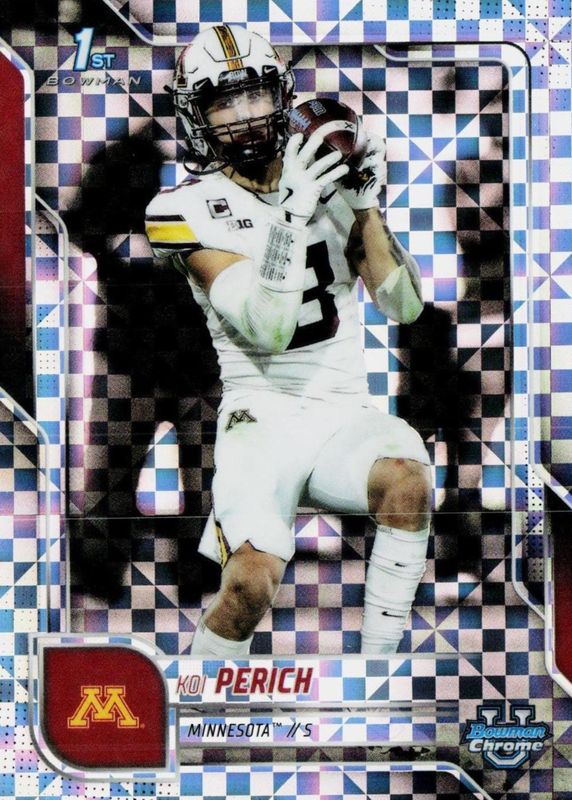 2025 Bowman Chrome University #116 X-Fractor (1st)