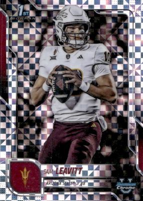 2025 Bowman Chrome University #195 X-Fractor (1st)