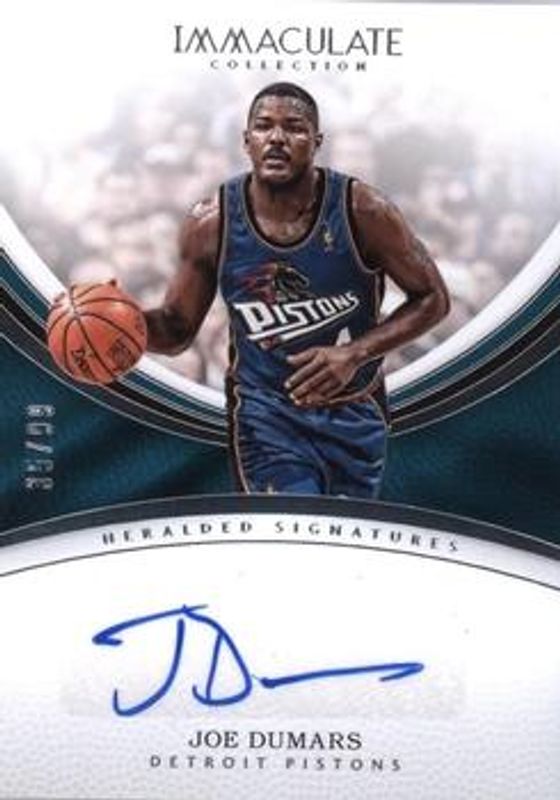 2016 Immaculate #HS-JDU Heralded Signatures /99