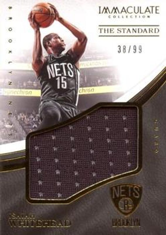 Isaiah Whitehead 2016 Immaculate #ST-IWH The Standard /33 Rookie RAW