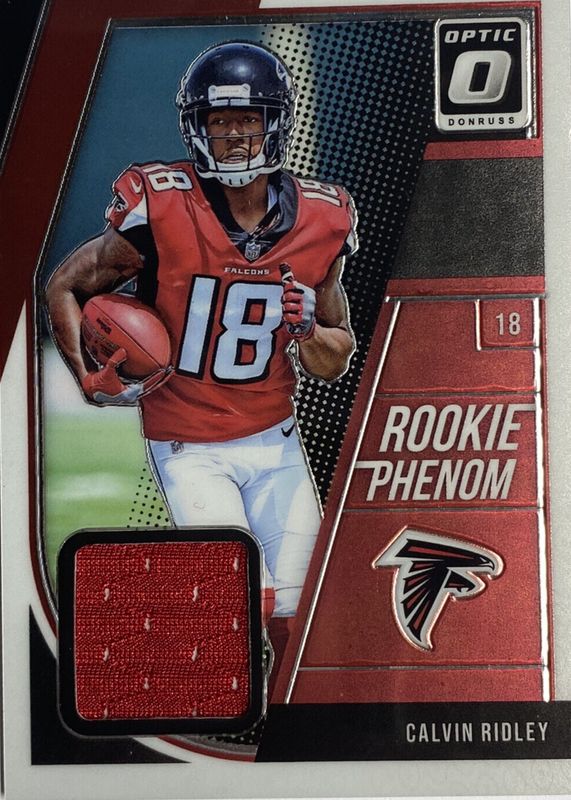 Calvin Ridley 2018 Optic #RP-CR Rookie Phenom Jerseys Vertical PSA 10