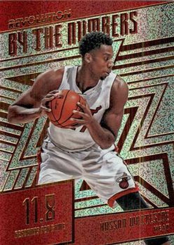 Hassan Whiteside 2016 Revolution #19 By The Numbers RAW
