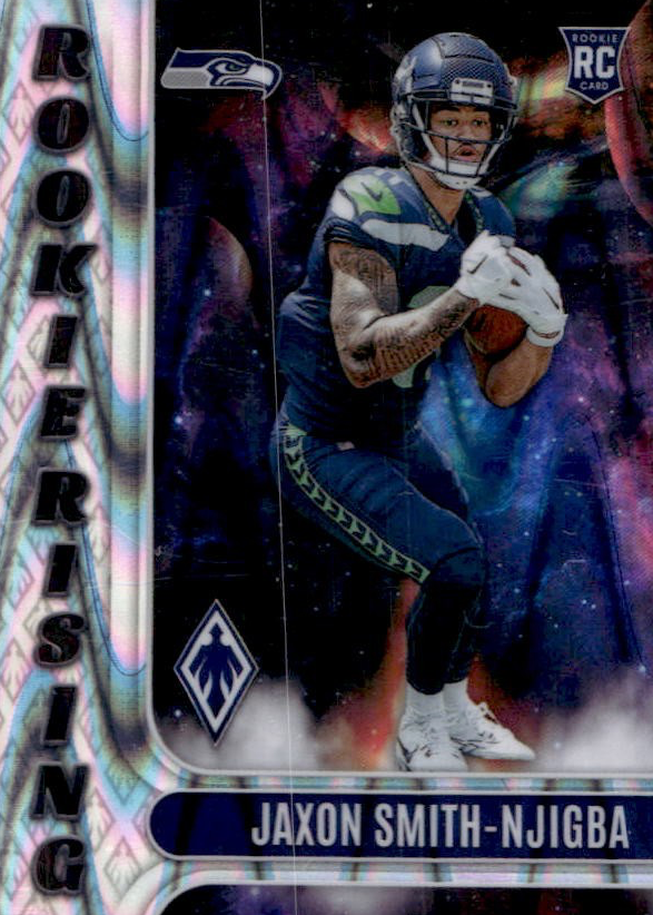 Jaxon Smith-Njigba 2023 Phoenix #RIS-9 Rookie Rising - Silver Seismic ...
