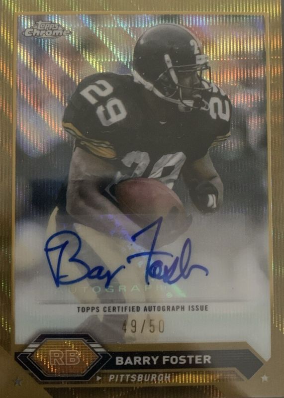 2023 Topps Composite #TCA-BFO Chrome Autographs - Gold Wave Refractor /50