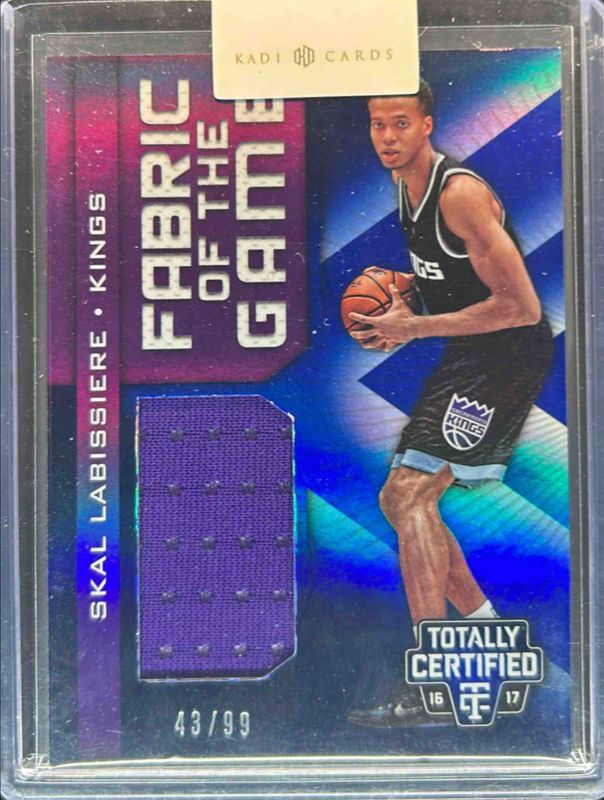 Skal Labissiere 2016 Totally Certified #14 Fabric of the Game Rookies - Blue /99 RAW