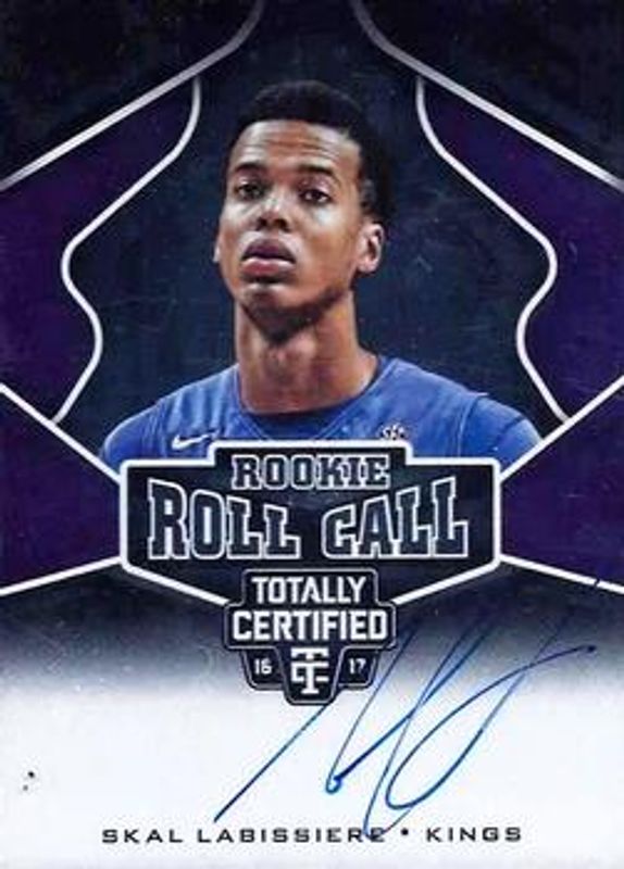 Skal Labissiere 2016 Totally Certified #21 Rookie Roll Call Autographs RAW