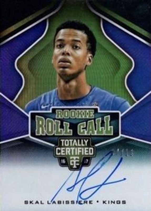 Skal Labissiere 2016 Totally Certified #21 Rookie Roll Call Autographs - Gold /10 RAW