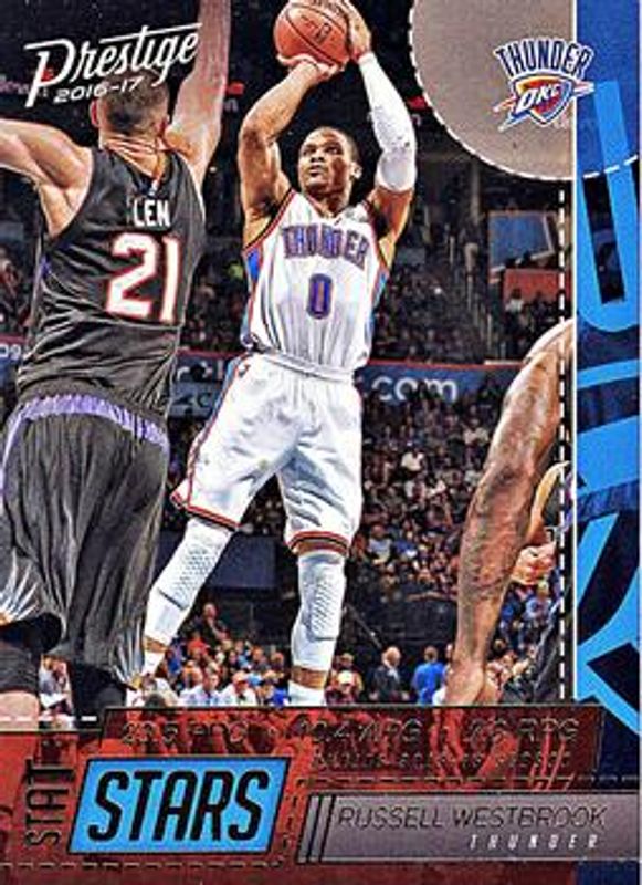 Russell Westbrook 2016 Prestige #20 Stat Stars RAW
