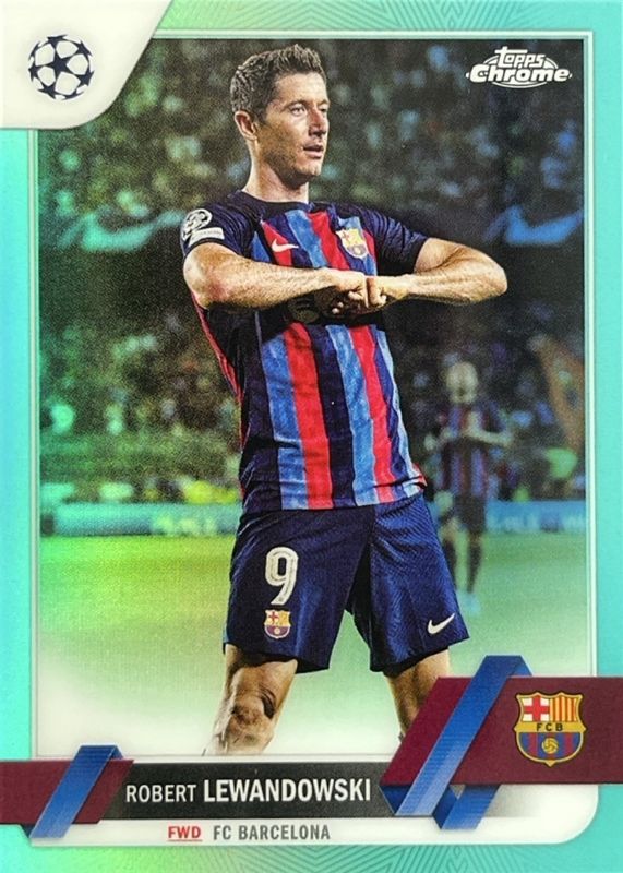 2022 Topps Chrome UEFA Club Competitions #9 Aqua Refractor /199