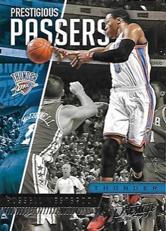 Russell Westbrook 2016 Prestige #2 Prestigious Passers RAW