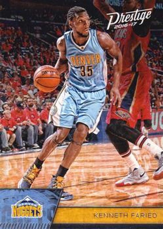 Kenneth Faried 2016 Prestige #1 Base RAW