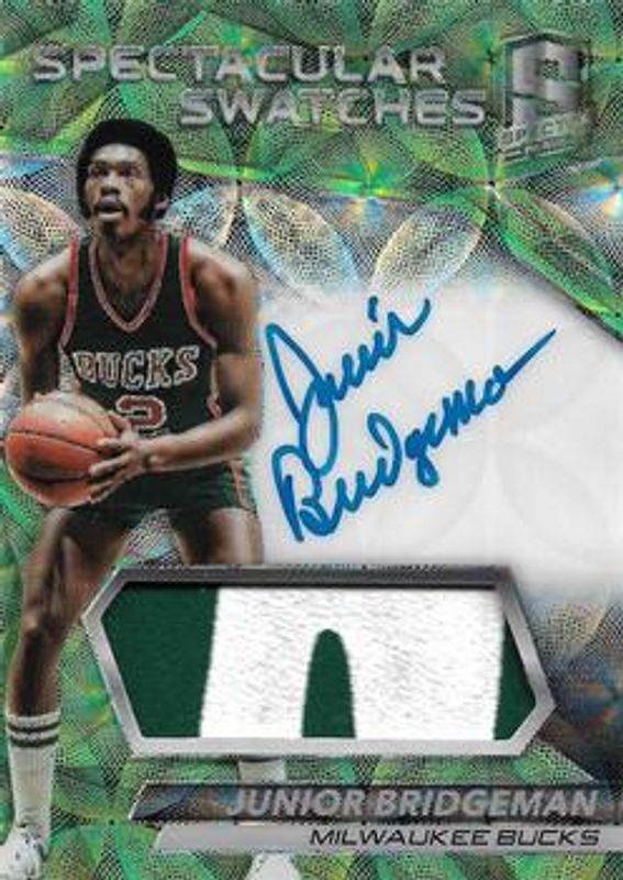 2016 Spectra #SS-JBM Spectacular Swatches Autographs - Neon Green /25