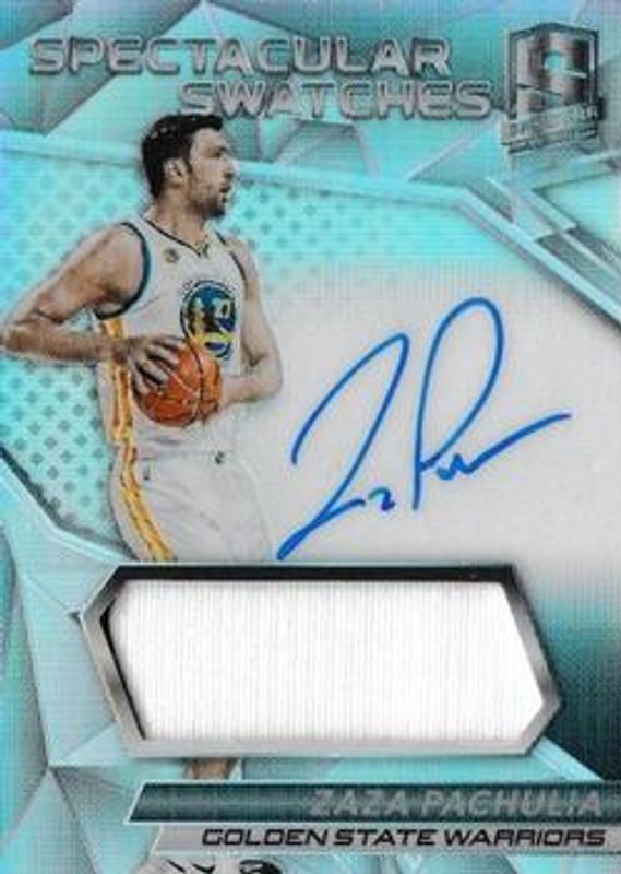 2016 Spectra #SS-ZPA Spectacular Swatches Autographs /149