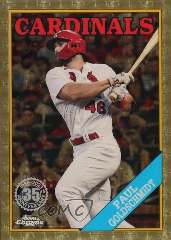 Paul Goldschmidt 2023 Topps Chrome #88BC-2 1988 Topps Baseball - Superfractor /1 RAW