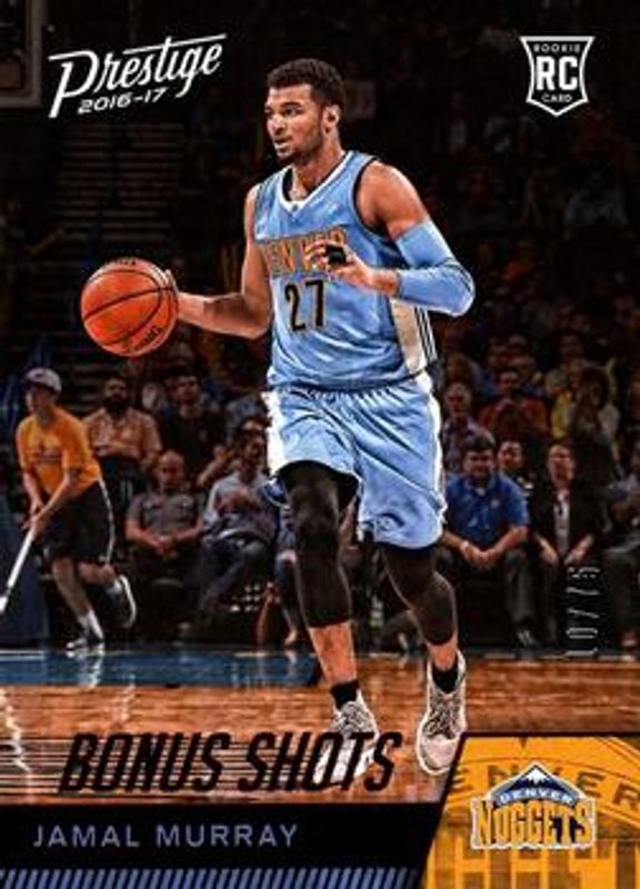 Jamal Murray 2016 Prestige #157 Bonus Shots Red /75 Rookie RAW