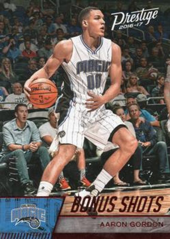 Aaron Gordon 2016 Prestige #10 Bonus Shots Red /75 RAW