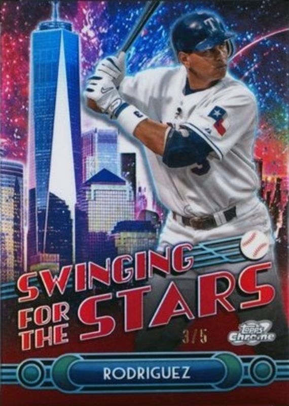 2024 Topps Chrome #STS-25 Swinging for the Stars - Red Refractor /5