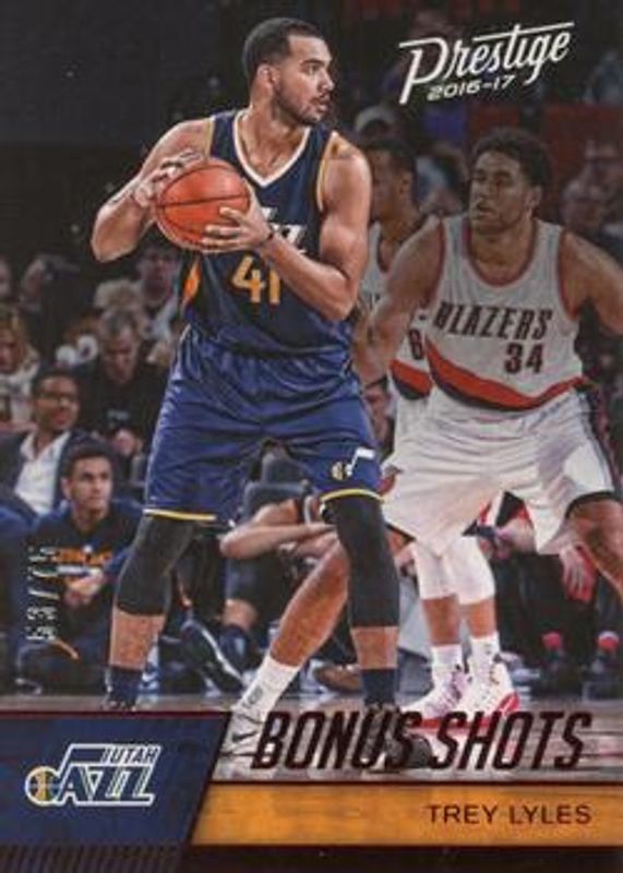Trey Lyles 2016 Prestige #131 Bonus Shots Red /75 RAW