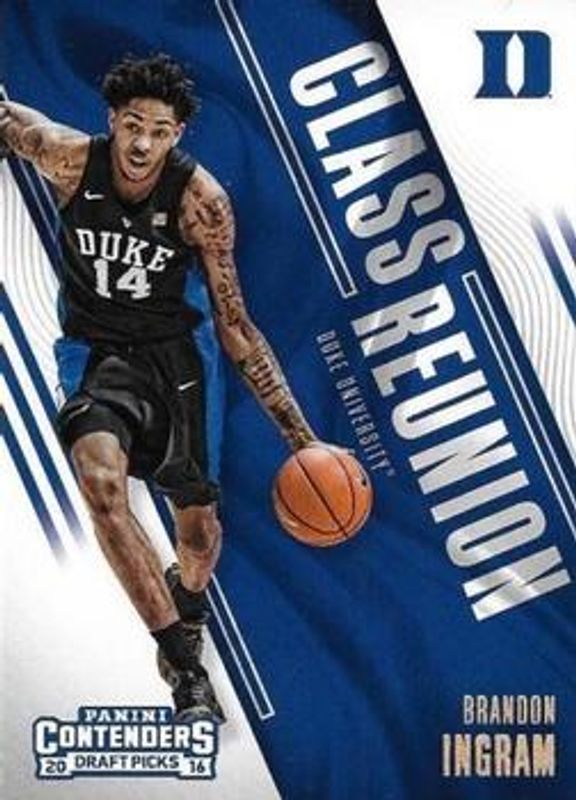 Brandon Ingram 2016 Contenders Draft Picks #2 Class Reunion Rookie RAW