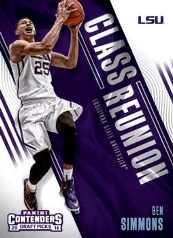 Ben Simmons 2016 Contenders Draft Picks #1 Class Reunion Rookie RAW