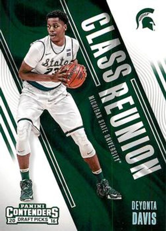 Deyonta Davis 2016 Contenders Draft Picks #11 Class Reunion Rookie RAW