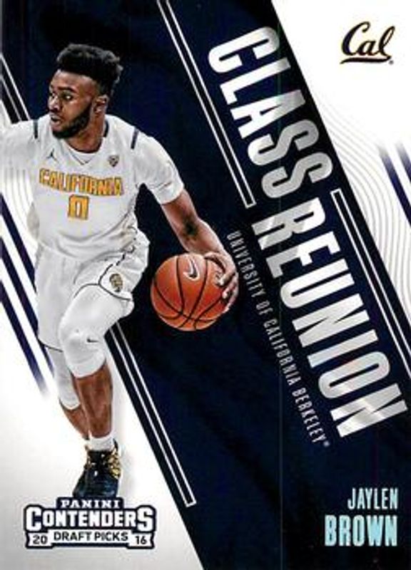 Jaylen Brown 2016 Contenders Draft Picks #8 Class Reunion Rookie RAW