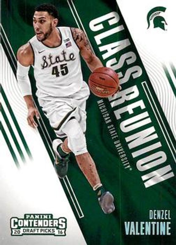 Denzel Valentine 2016 Contenders Draft Picks #12 Class Reunion Rookie RAW