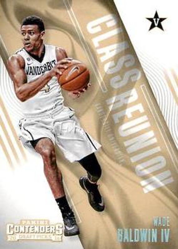 Wade Baldwin IV 2016 Contenders Draft Picks #17 Class Reunion Rookie RAW