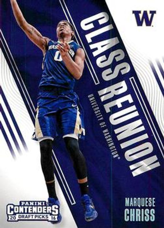 Marquese Chriss 2016 Contenders Draft Picks #7 Class Reunion Rookie RAW