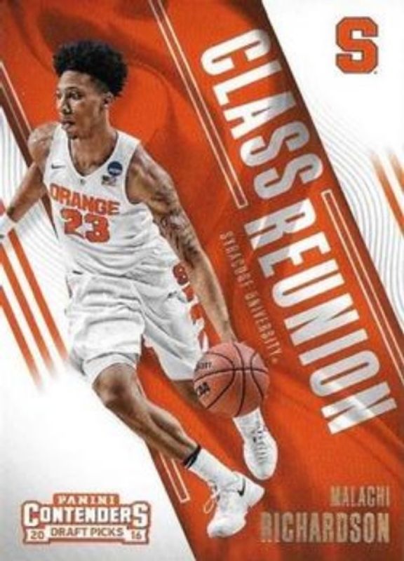 Malachi Richardson 2016 Contenders Draft Picks #20 Class Reunion Rookie RAW