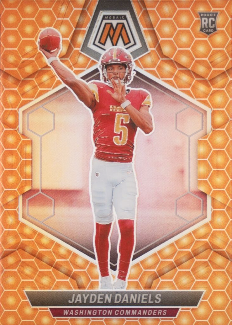 【激レア】桜友会会員章 金 Jayden Daniels 2024 Mosaic #302 Honeycomb /(SSP) Price Guide