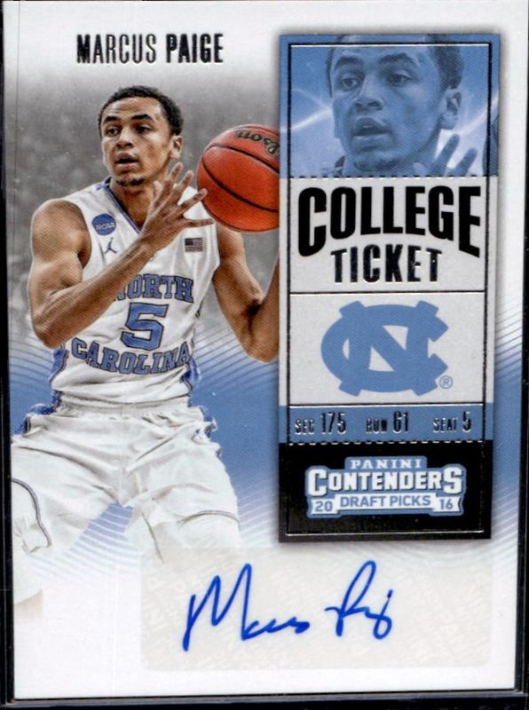 2016 Contenders Draft Picks #141 College Ticket Auto