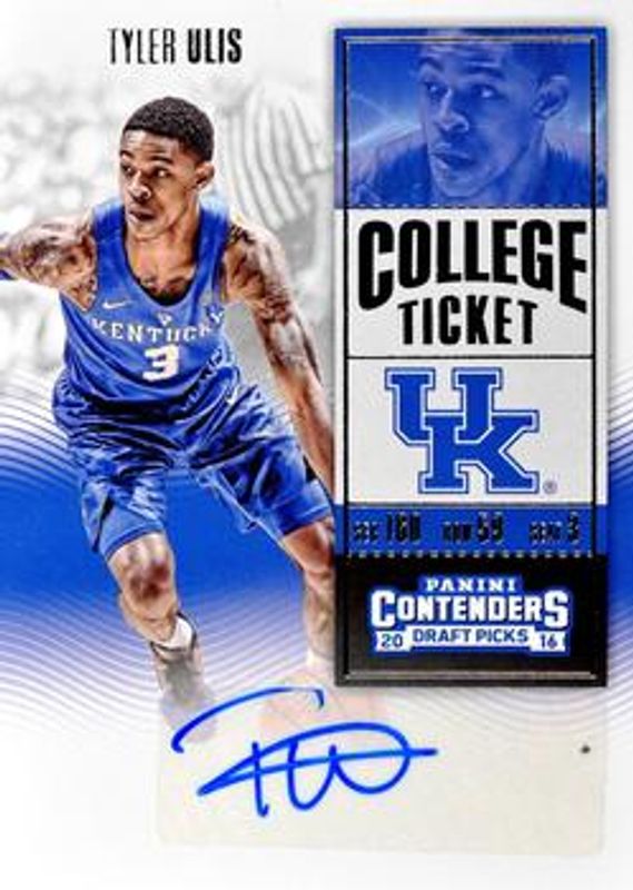 Tyler Ulis 2016 Contenders Draft Picks #113 College Ticket Auto Rookie RAW