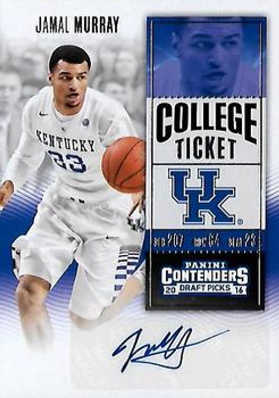 Jamal Murray 2016 Contenders Draft Picks #103 College Ticket Auto Rookie RAW