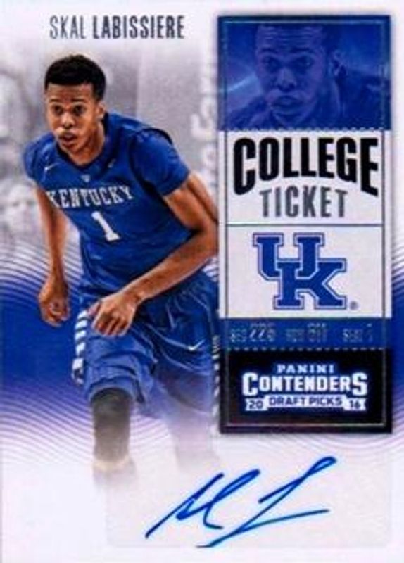 Skal Labissiere 2016 Contenders Draft Picks #110 College Ticket Autographs Variations Rookie RAW