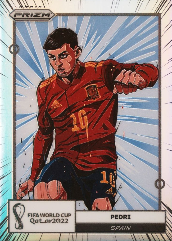 Pedri 2022 Prizm World Cup #18 Manga /(SSP) Price Guide - Sports 