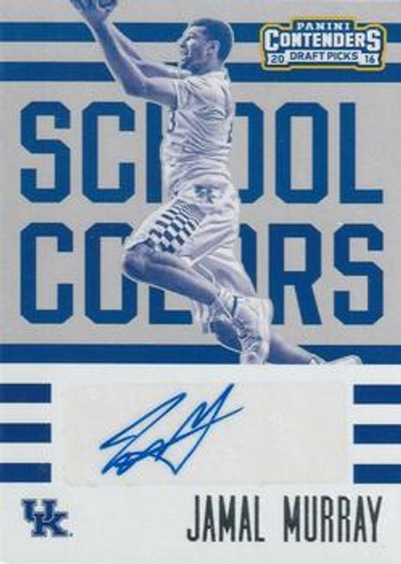 Jamal Murray 2016 Contenders Draft Picks #3 School Colors Signatures Rookie RAW