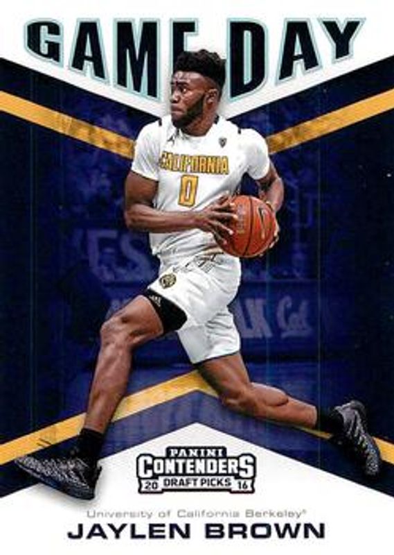 Jaylen Brown 2016 Contenders Draft Picks #8 Game Day Rookie RAW