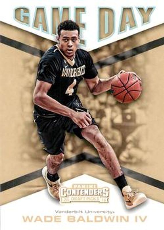 Wade Baldwin IV 2016 Contenders Draft Picks #17 Game Day Rookie RAW