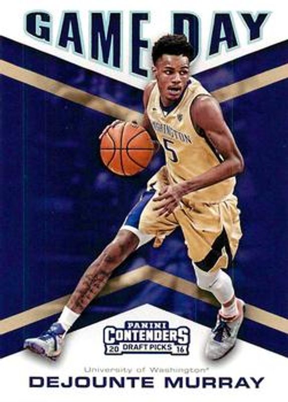 Dejounte Murray 2016 Contenders Draft Picks #15 Game Day Rookie RAW