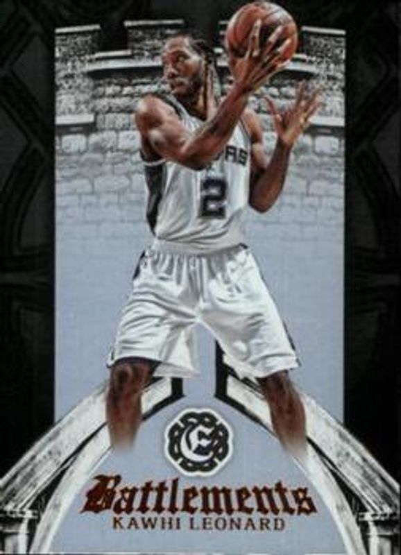 Kawhi Leonard 2016 Excalibur #30 Battlements RAW