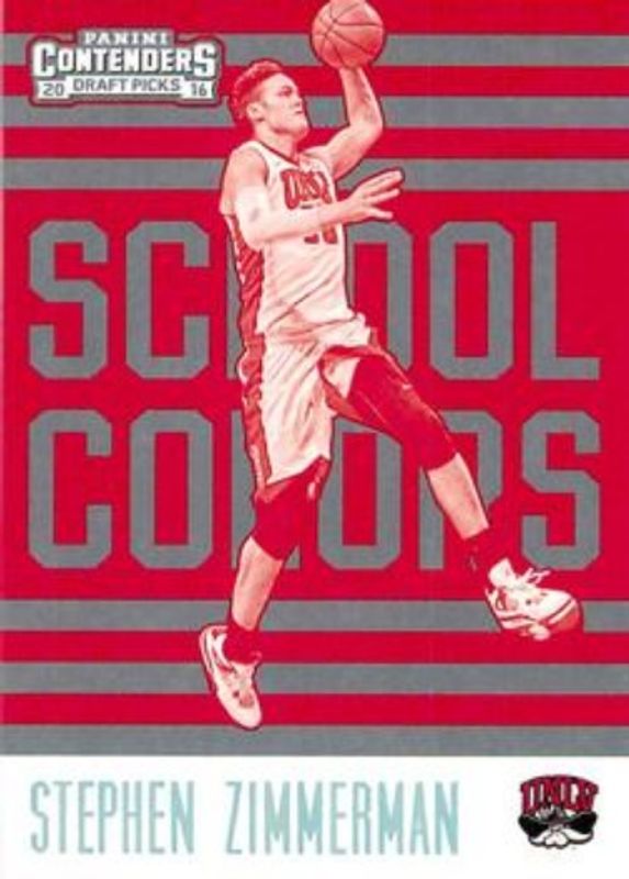 Stephen Zimmerman 2016 Contenders Draft Picks #19 School Colors Rookie RAW