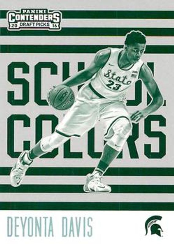 Deyonta Davis 2016 Contenders Draft Picks #11 School Colors Rookie RAW