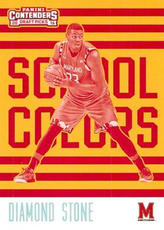 Diamond Stone 2016 Contenders Draft Picks #14 School Colors Rookie RAW