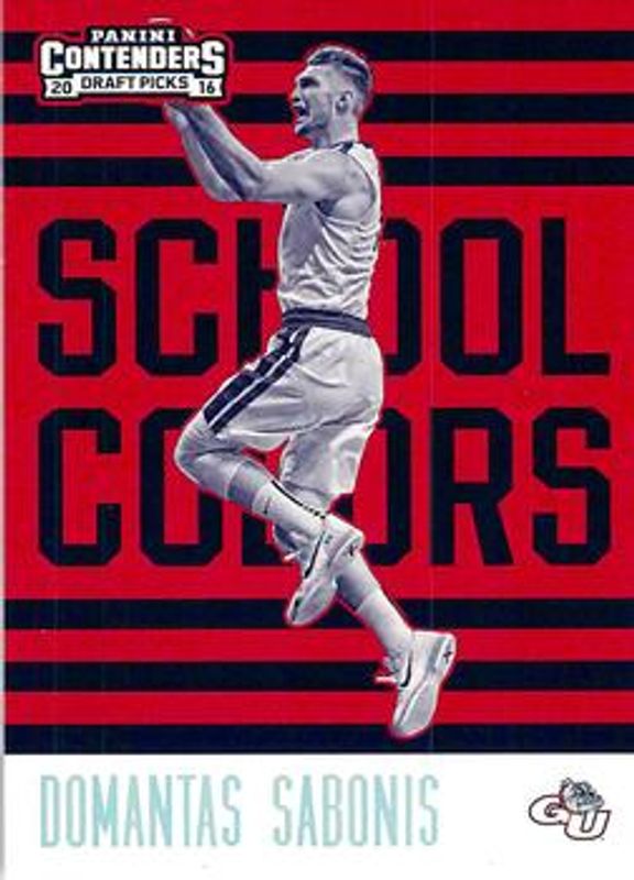 Domantas Sabonis 2016 Contenders Draft Picks #16 School Colors Rookie RAW