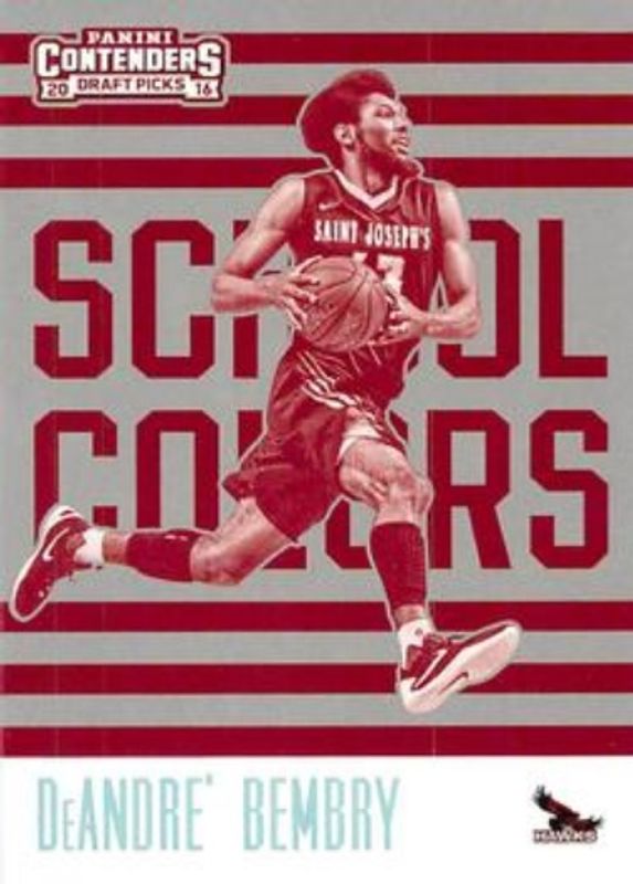 DeAndre' Bembry 2016 Contenders Draft Picks #18 School Colors Rookie RAW